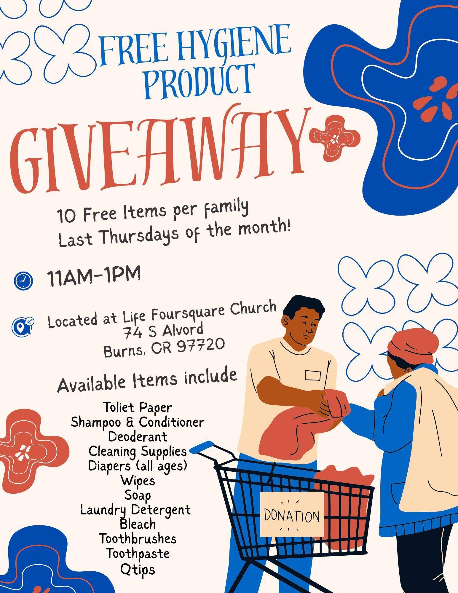 Free Hygiene Give Away